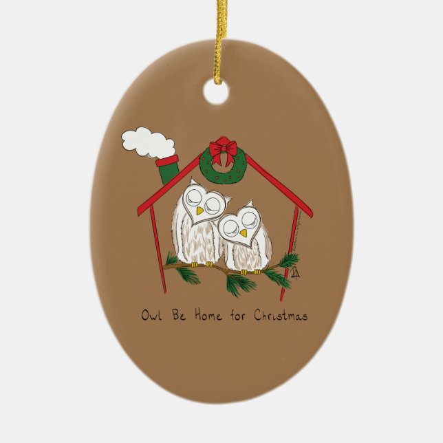 Weihnachtsschale Zuhause Niedlich Keramik Ornament (Vorne)