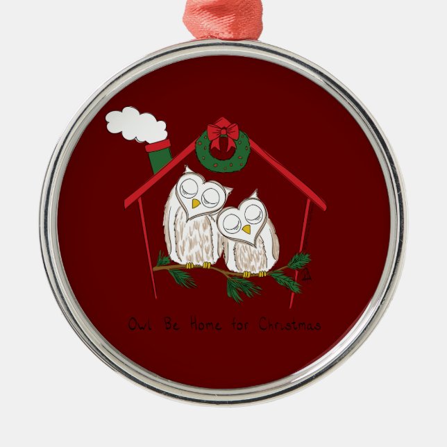 Weihnachtsschale Zuhause Niedlich Ornament Aus Metall (Vorne)