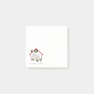 Weihnachtsschale Zuhause Niedlich Post-it Klebezettel
