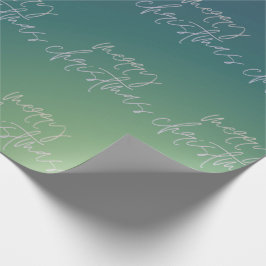 Weihnachtsschatten | Gradient Text Ombre | Geschenkpapier