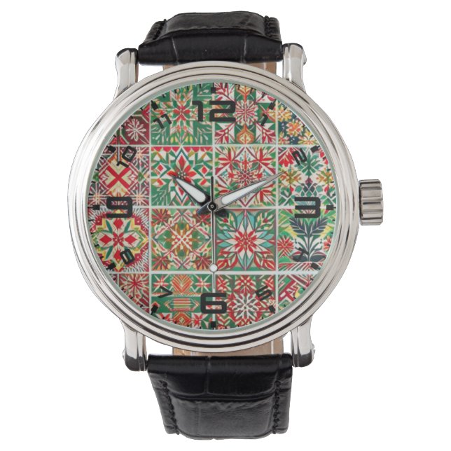 Weihnachtsschau Armbanduhr (Vorderseite)
