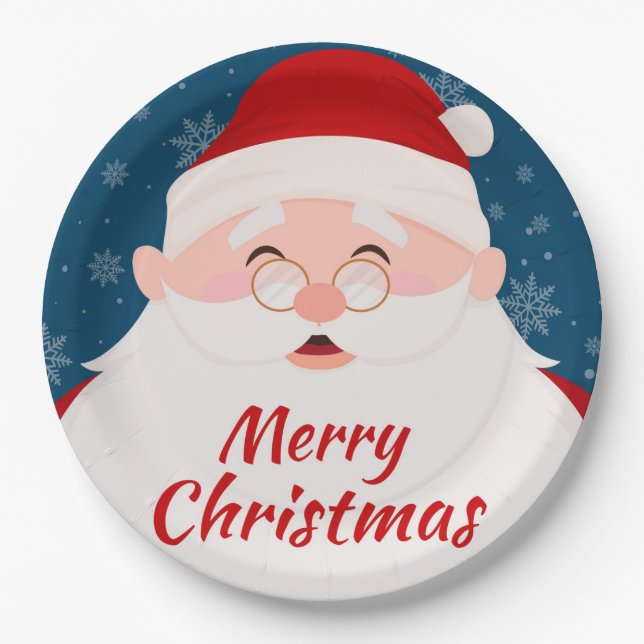 Weihnachtsscheibe Pappteller (Vorderseite)