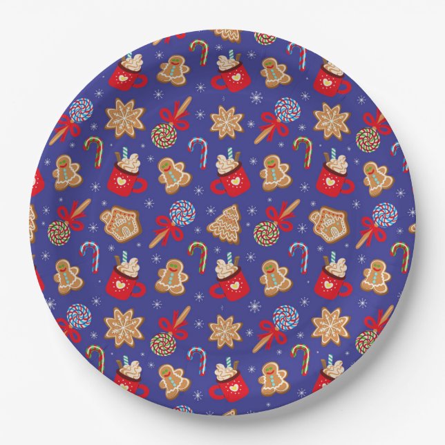 Weihnachtsscheibe Pappteller (Vorderseite)
