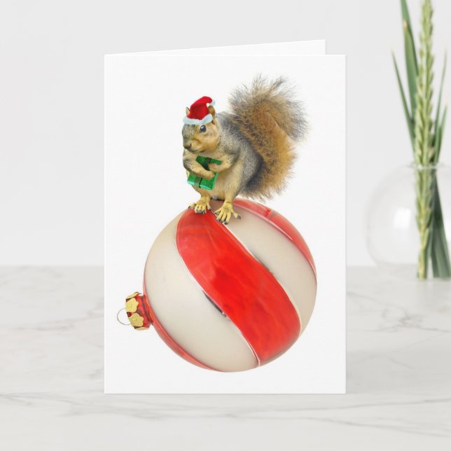 Weihnachtsscheißchen Feiertagskarte (Vorderseite)