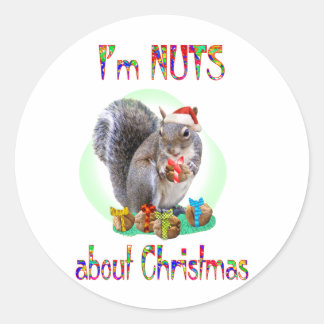 Weihnachtsscheißchen Runder Aufkleber