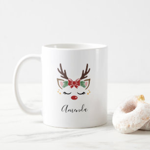 Weihnachtsschenkel für Rentiere Tasse