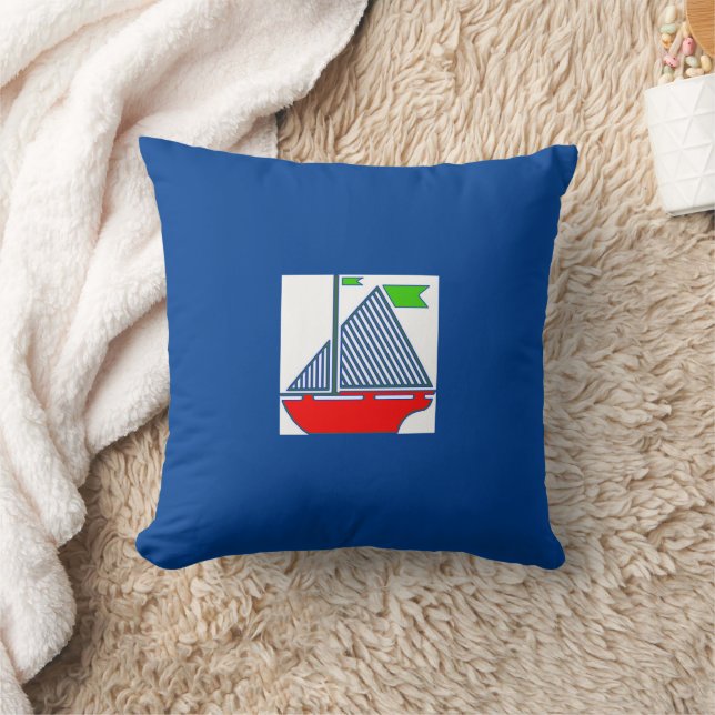 Weihnachtsschiff Kissen (Decke)