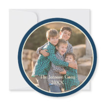 Weihnachtsschiff mit Weihnachtsfotokarte von Delph