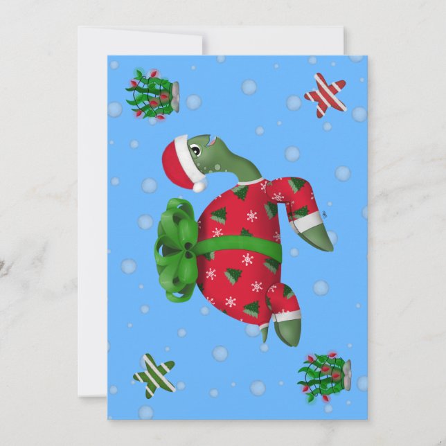 Weihnachtsschild Einladung (Vorderseite)