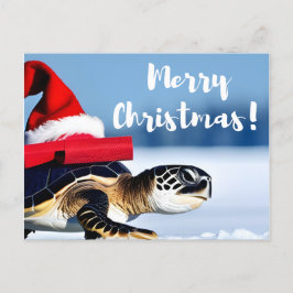 Weihnachtsschild Postkarte