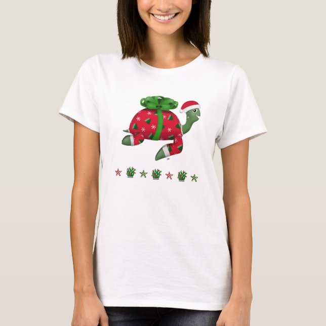 Weihnachtsschild T-Shirt (Vorderseite)