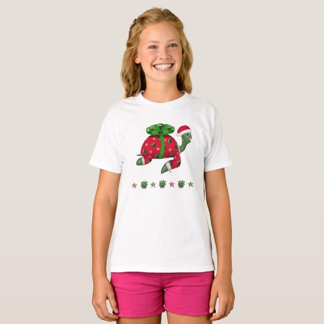 Weihnachtsschild T-Shirt (Vorne ganz)
