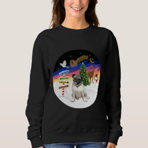 Weihnachtsschilder mit Mops Classic T - Shirt 805