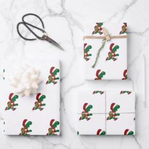 Weihnachtsschildkröte Geschenkpapier Set