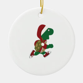 Weihnachtsschildkröte Keramikornament