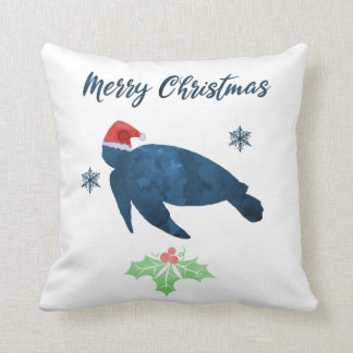 Weihnachtsschildkröte Kissen