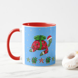 Weihnachtsschildkröte-Tasse Tasse