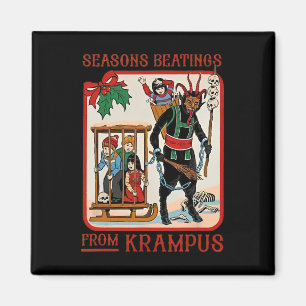 Weihnachtsschläge von Krampus Weihnachten  Magnet