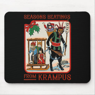 Weihnachtsschläge von Krampus Weihnachten Mousepad