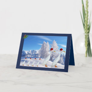 Weihnachtsschlange Feiertagskarte