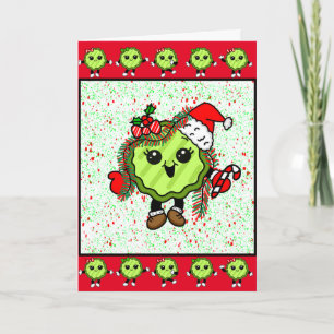 Weihnachtsschlange Funny Holiday Pickle Karte