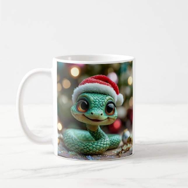 Weihnachtsschlange Kaffeetasse (Links)