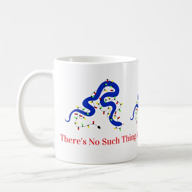 Weihnachtsschlangen-Tasse Kaffeetasse (Links)
