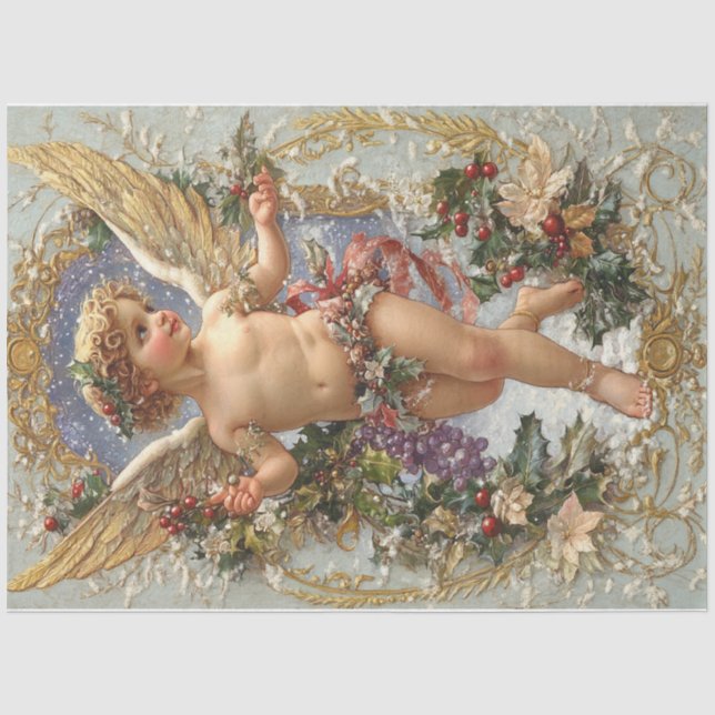 Weihnachtsschlauch Seidenpapier (Vorderseite)