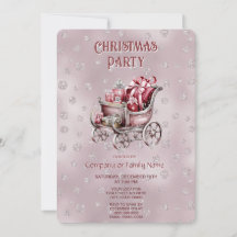 Weihnachtsschlitten mit Geschenken Urlaubsfeier