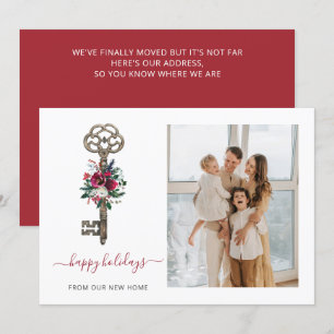 Weihnachtsschlüssel Wir haben Foto-Weihnachtskarte