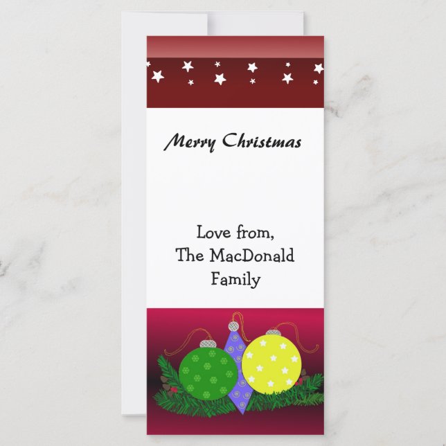 Weihnachtsschmuck (Vorderseite)