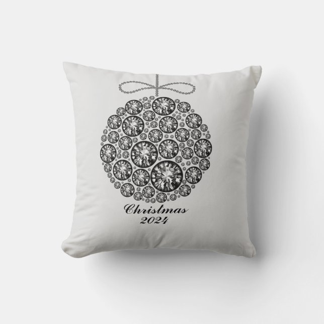 Weihnachtsschmuck 2024 kissen (Vorderseite)