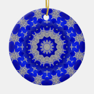 Weihnachtsschmuck 2 Keramiken gefroren