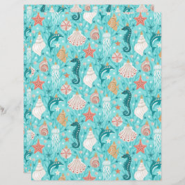 Weihnachtsschmuck an der Küste Scrapbook Paper