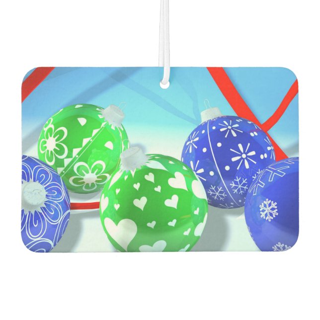 Weihnachtsschmuck Autolufterfrischer (Vorderseite)