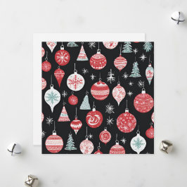 Weihnachtsschmuck Black Feiertagskarte