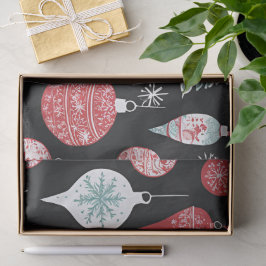 Weihnachtsschmuck Black Seidenpapier