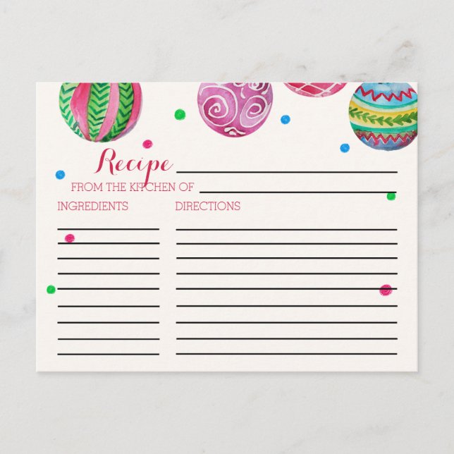 Weihnachtsschmuck Brautparty Weinkarte Postkarte (Vorderseite)