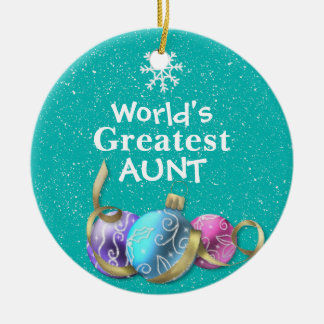 Weihnachtsschmuck der größten Tante der Welt