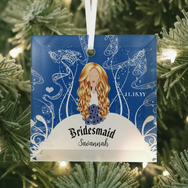 Weihnachtsschmuck der Marine Hochzeitgown Bridesma (Insitu)