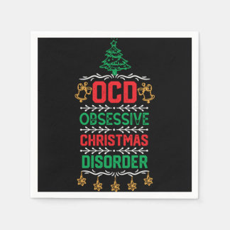 Weihnachtsschmuck-Design - Ocd Obsessive Christma Serviette