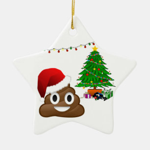Weihnachtsschmuck Emoji-Keramik