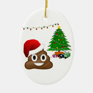 Weihnachtsschmuck Emoji-Keramik
