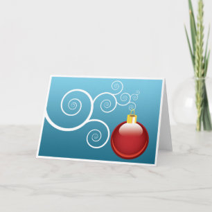 Weihnachtsschmuck Extravagant Elegant Stilvolle Le Feiertagskarte