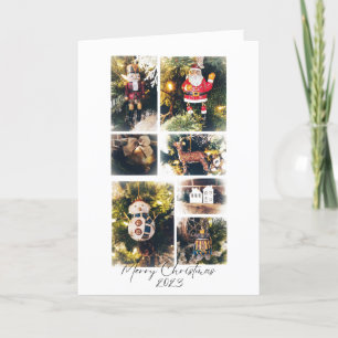 Weihnachtsschmuck Faltkarte Feiertagskarte