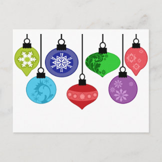 Weihnachtsschmuck Feiertagspostkarte