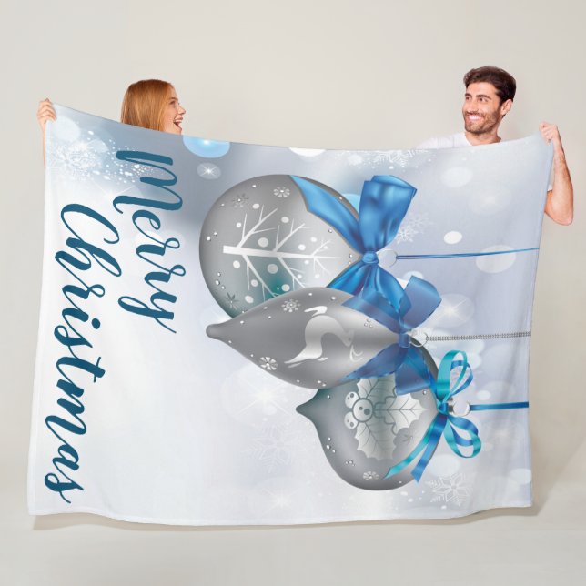 Weihnachtsschmuck Fleece Winterschneeflocken (Beispiel)