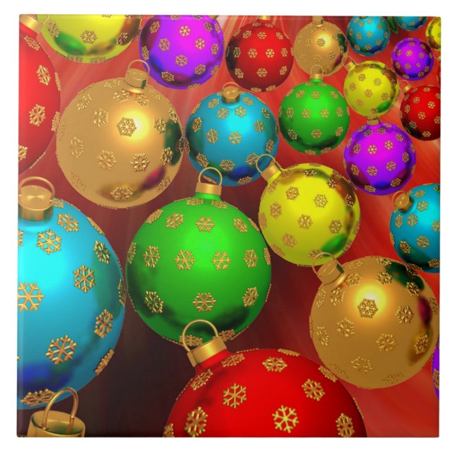 Weihnachtsschmuck Fliese (Vorderseite)