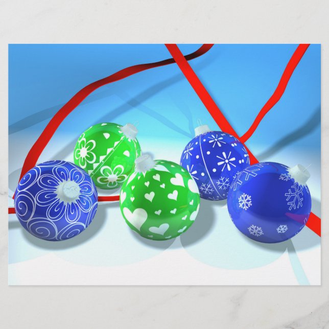 Weihnachtsschmuck Flyer (Vorne)