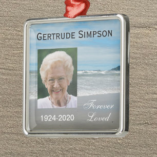 Weihnachtsschmuck - Foto am Strand